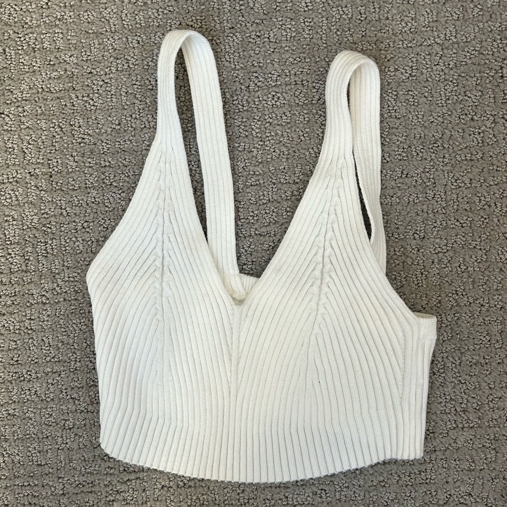 white tank top